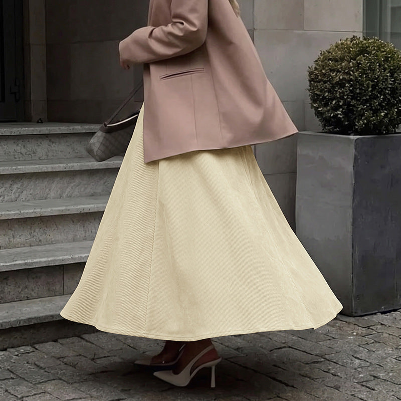 Damen Eleganter Plisseerock mit Gürteldetails Echo Archiv