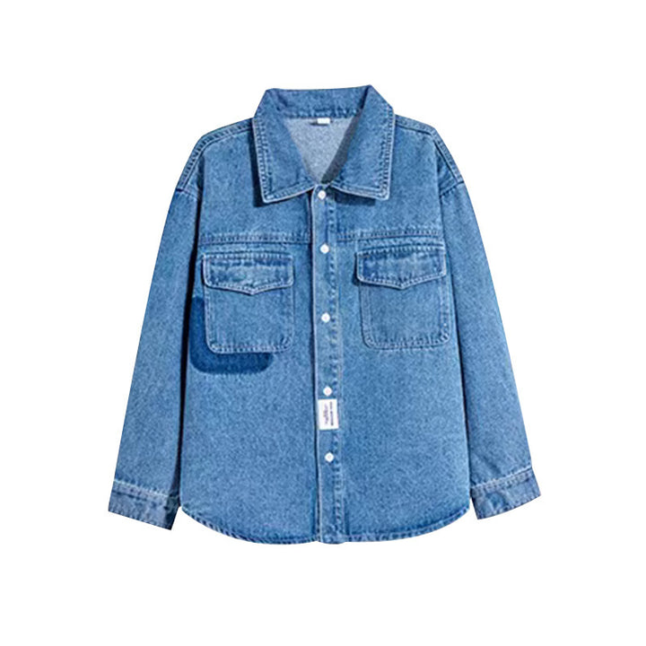 Unisex lässige Denim-Hemdjacke Echo Archiv