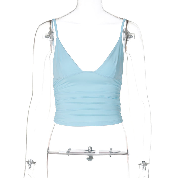 Damen Crop-Top mit asymmetrischem Schnitt und figurbetonter Silhouette Echo Archiv