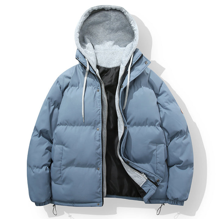 Herren wattierte Steppjacke mit integriertem Hoodie-Innenlayer und winddichter Außenlage Echo Archiv