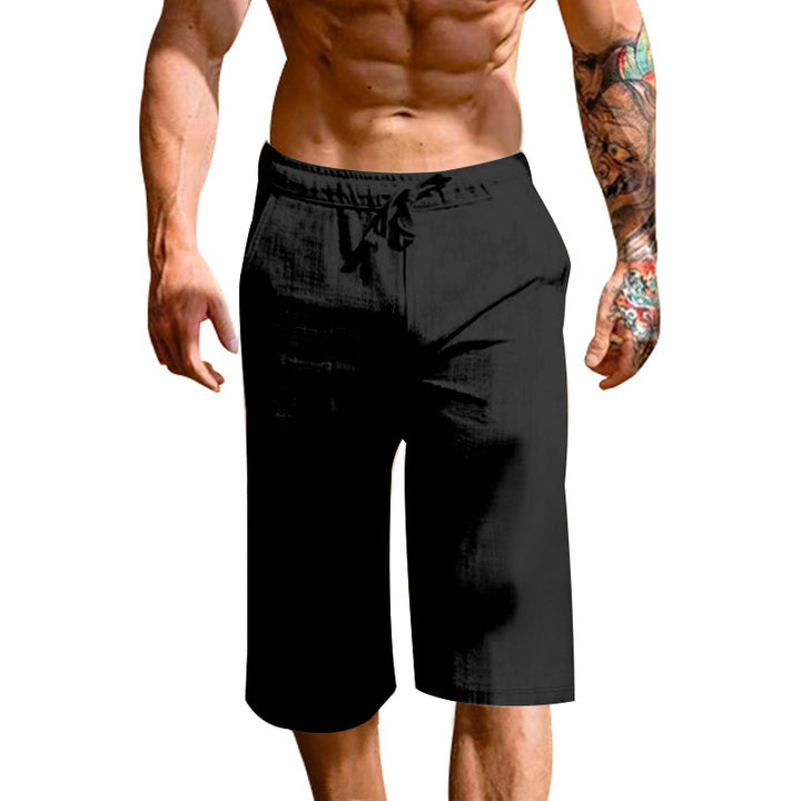 Herren bequeme Sport-Shorts mit elastischem Bund und verstellbarem Kordelzug Echoarchiv