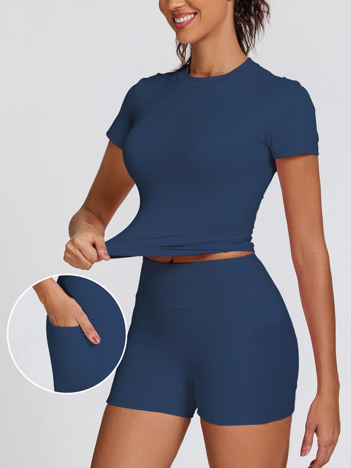 Damen Funktionsshirt mit körperbetonter Passform Echo Archiv