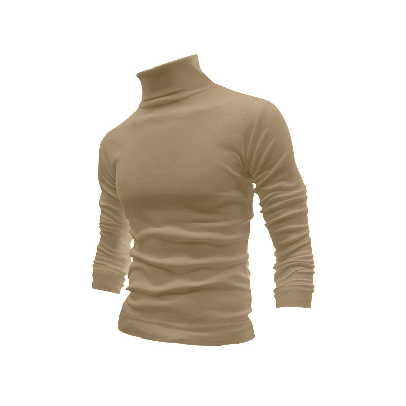 Herren Schmal geschnittenes Rollkragen-Feinstrickshirt mit Stretchkomfort – Marzano