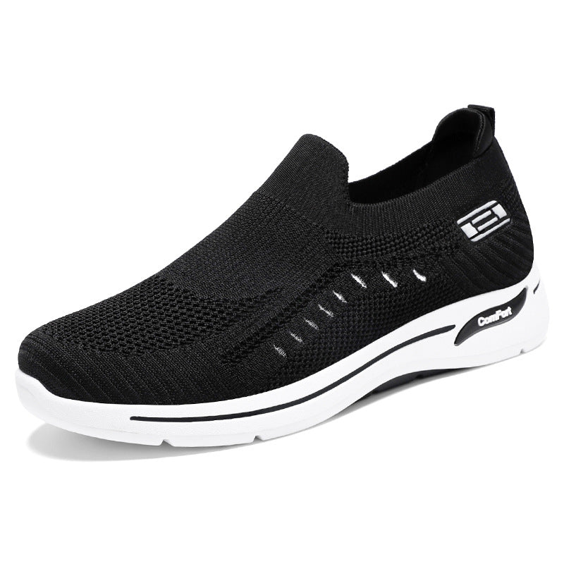 Damen nan ultraleichter gestrickter Slip-On Walking-Sneaker mit nahtlosem Sockenschaft und dämpfender EVA-Comfort-Zwischensohle Echo Archiv