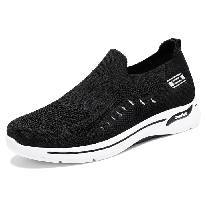 Damen nan ultraleichter gestrickter Slip-On Walking-Sneaker mit nahtlosem Sockenschaft und dämpfender EVA-Comfort-Zwischensohle Echo Archiv