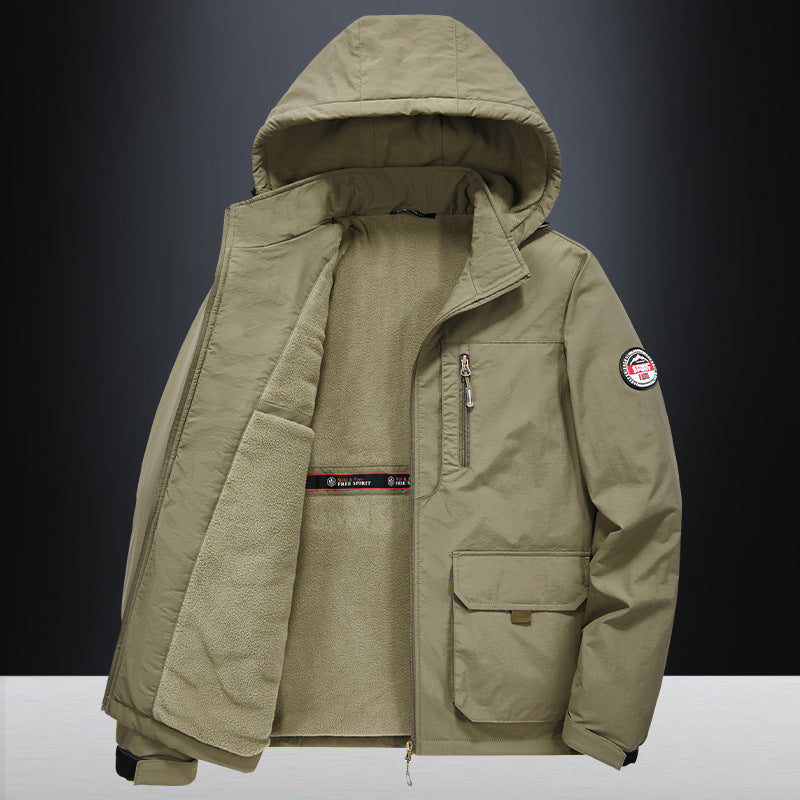 Herren Technische Übergangsjacke mit Fleece-Innenfutter Echo Archiv