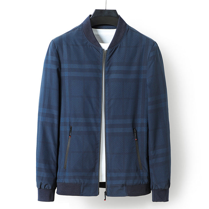 Herren sportliche Leichtjacke mit gestreiftem Design Echoarchiv