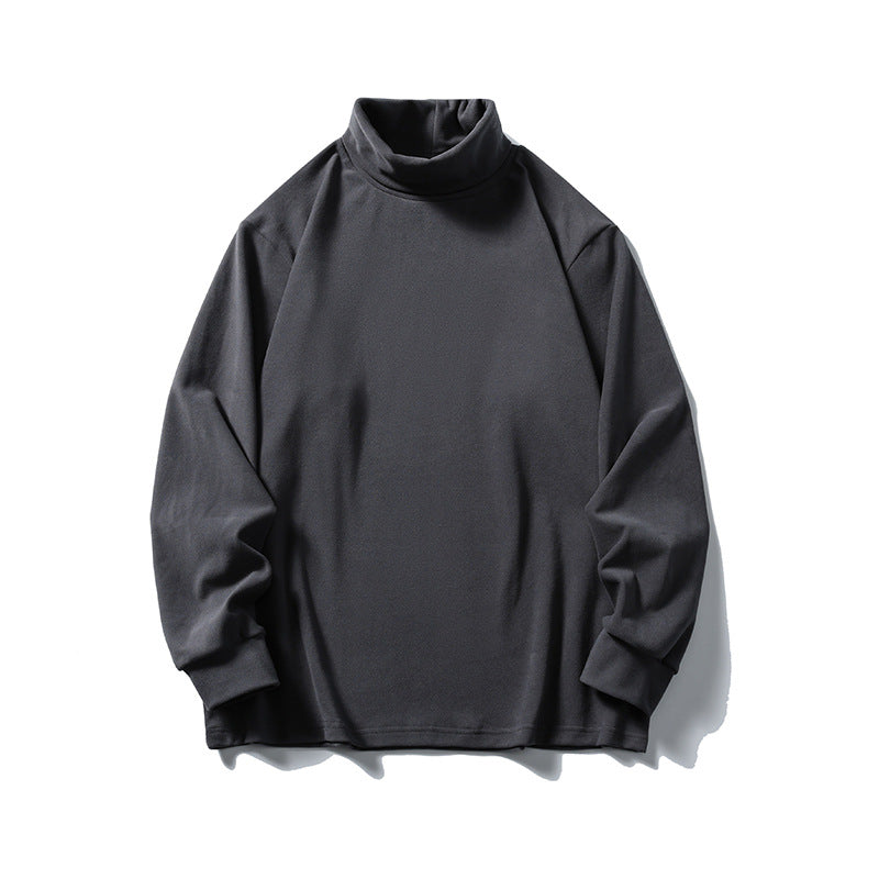 Unisex Oversize-Halbrollkragenpullover aus feinem Jersey mit Raglanärmeln und gerippten Bündchen Echo Archiv