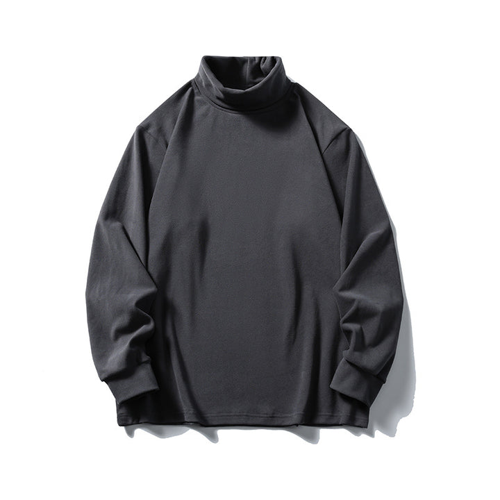 Unisex Oversize-Halbrollkragenpullover aus feinem Jersey mit Raglanärmeln und gerippten Bündchen Echo Archiv