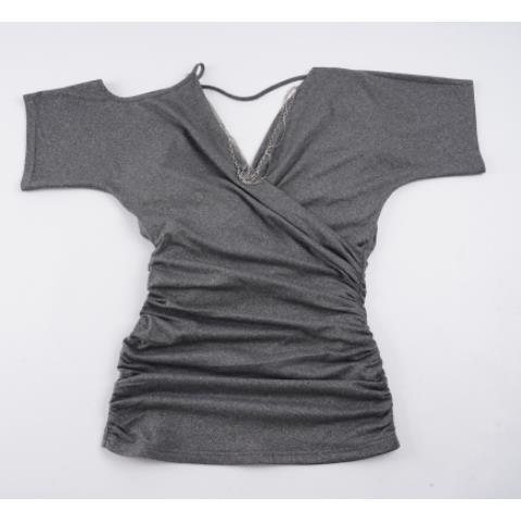 Damen Wickeloberteil mit asymmetrischem Schnitt und lässigem Design Echo Archiv