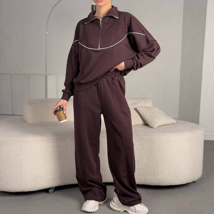 Damen Sportliches Sweater und Weite Jogginghose Set Echo Archiv