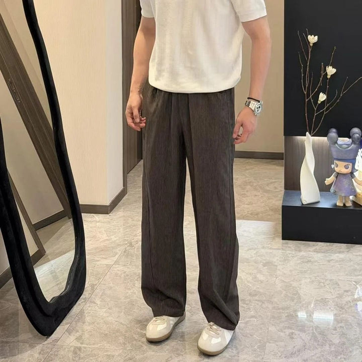 Herren Trendige Weitgeschnittene Denim-Hose Echo Archiv