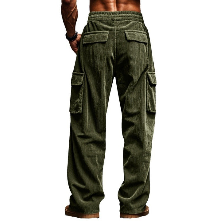 Herren modische Cargo-Hose mit elastischem Bund und praktischen Taschen Echoarchiv