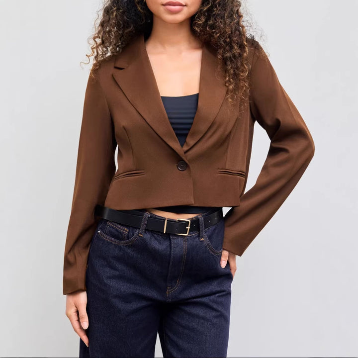 Damen Eleganter cropped Blazer Echo Archiv