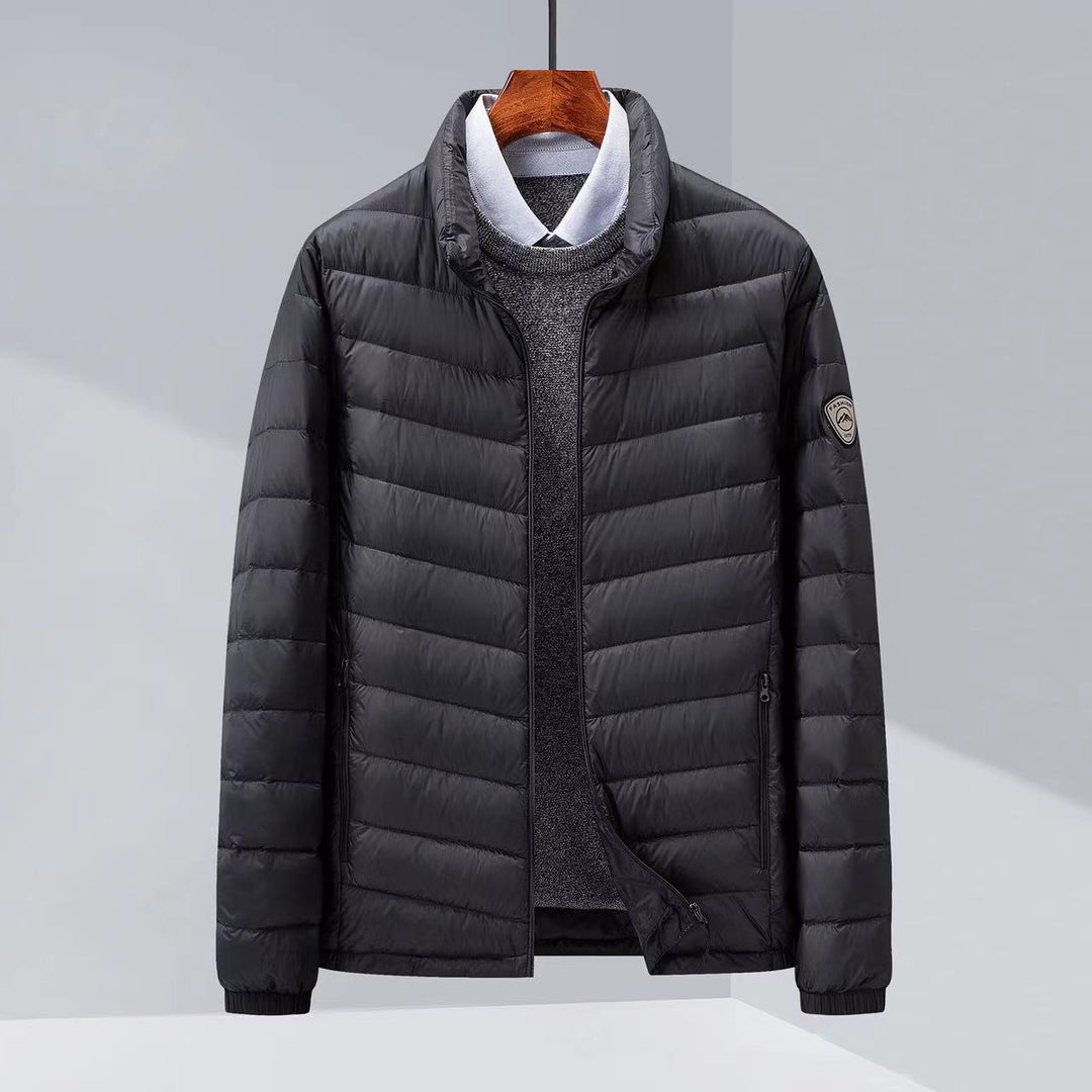 Herren Stepp-Übergangsjacke mit Stehkragen und Reißverschlusstaschen Echo Archiv