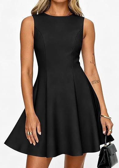 Damen klassisches A-Linienkleid Echo Archiv