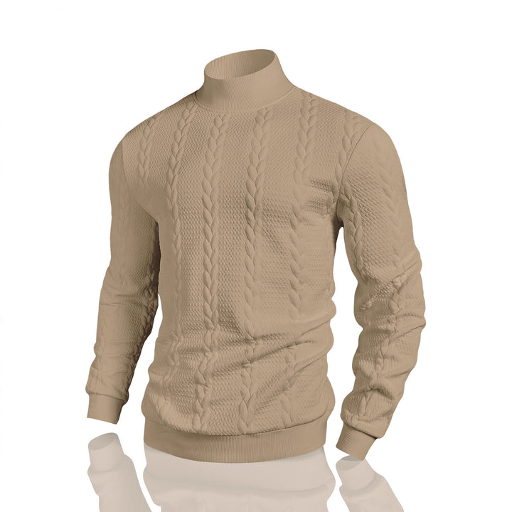 Herren Strickpullover mit hohem Kragen Echoarchiv