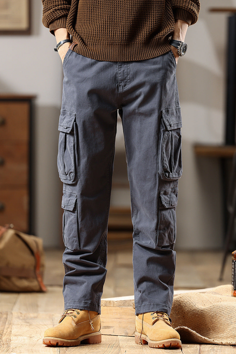 Herren Robuste Cargohose aus Baumwoll-Twill mit Mehrfachtaschen Echo Archiv