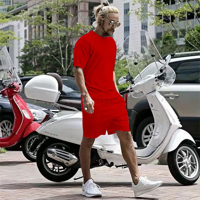 Herren stylisches Freizeit-Set aus atmungsaktivem Material und sportlichem Design Echoarchiv