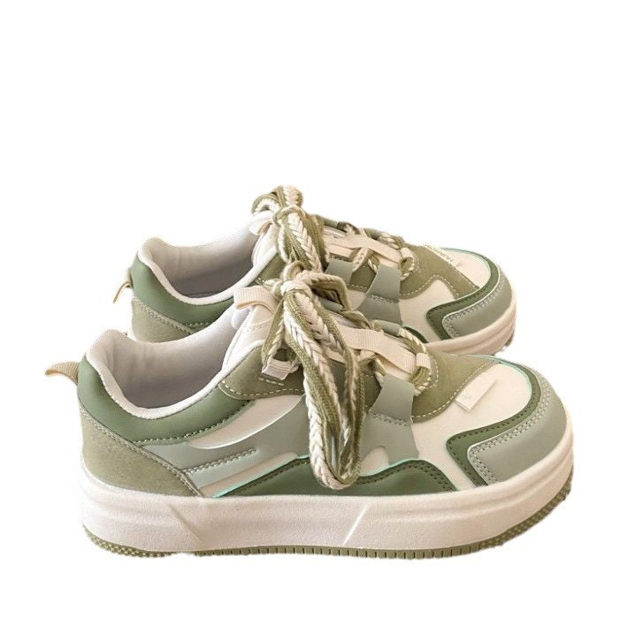 Damen Sportliche Plateau Sneakers mit einzigartigem Design und atmungsaktiver Oberflächenstruktur Echo Archiv