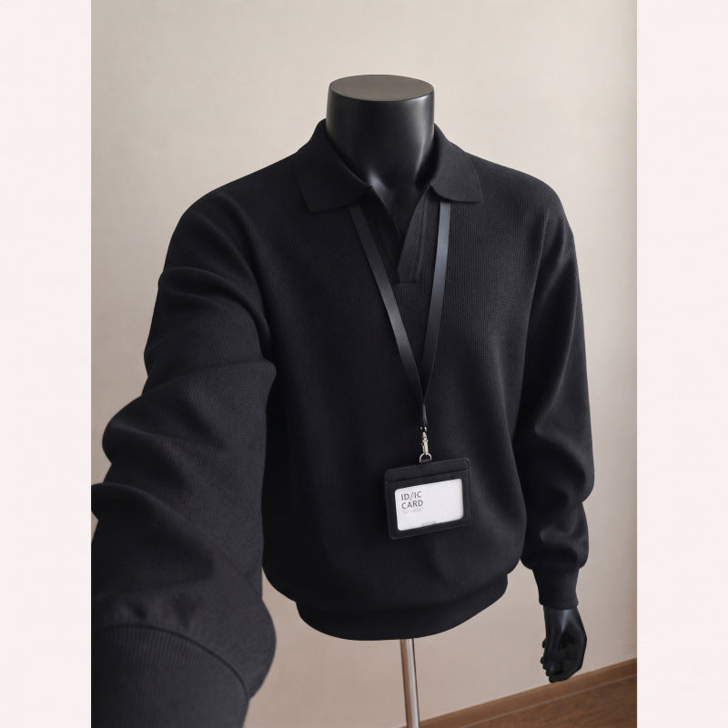 Stylischer Herrenpullover mit V-Ausschnitt Echo Archive