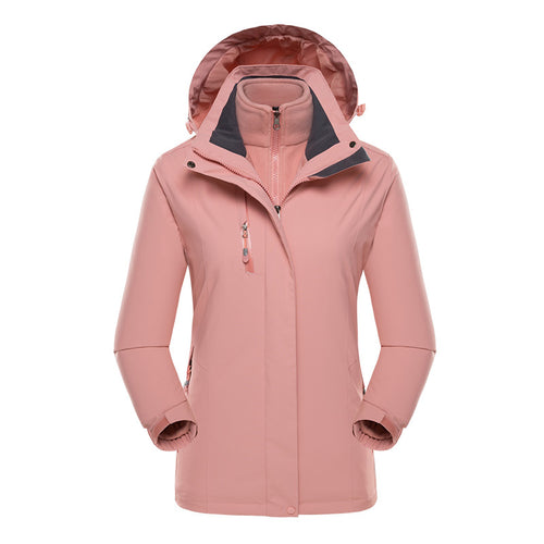 Herren Softshell-Parka mit herausnehmbarer Fleece-Innenjacke und verstellbarer Kapuze Echo Archiv