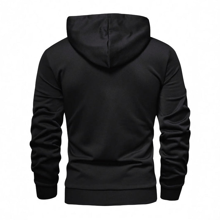Herren Hoodie mit innovativem Kragen und praktischer Taschenlösung Echoarchiv
