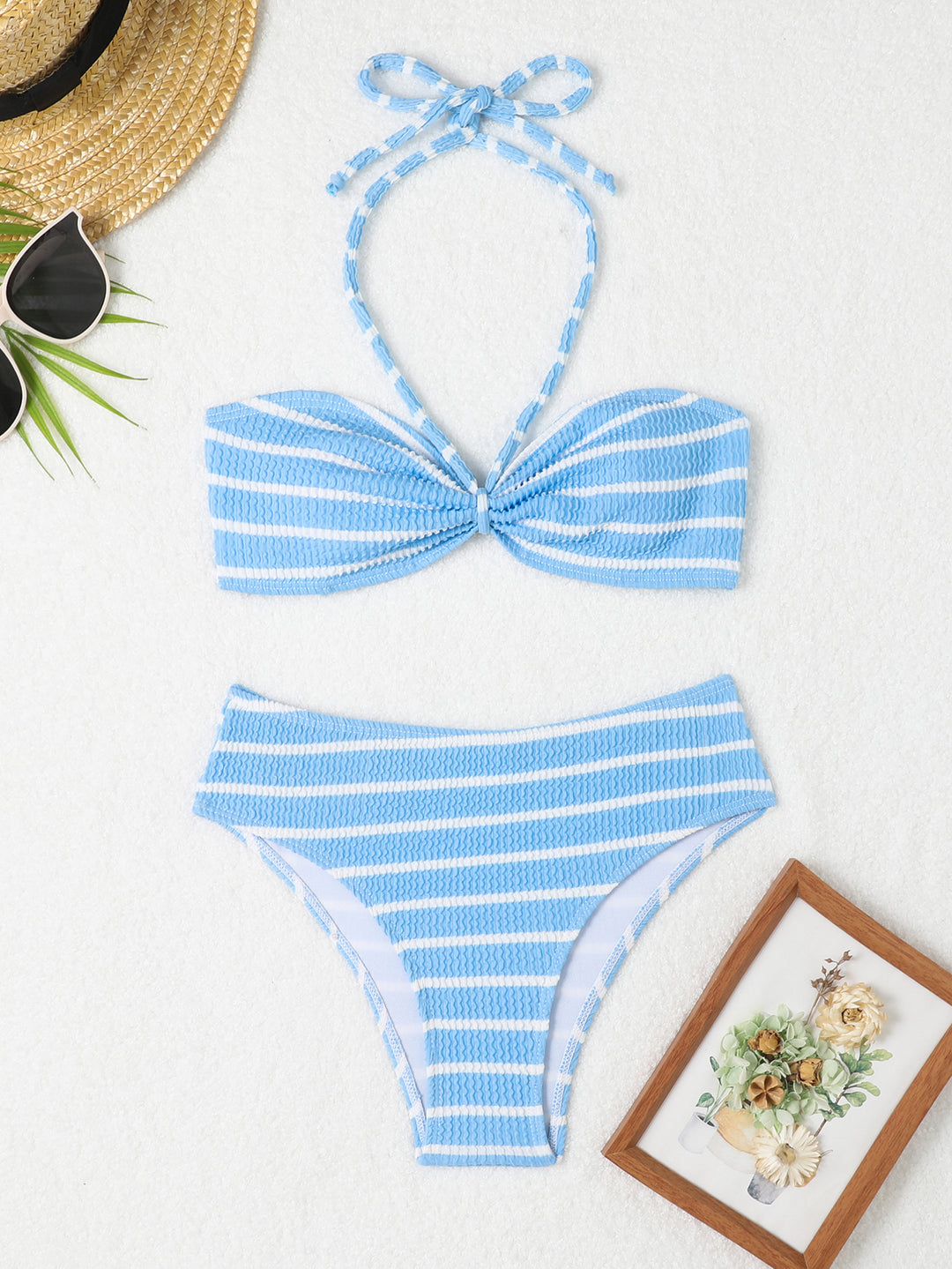 Damen Bandeau Bikini mit raffiniertem Knoten Echo Archiv