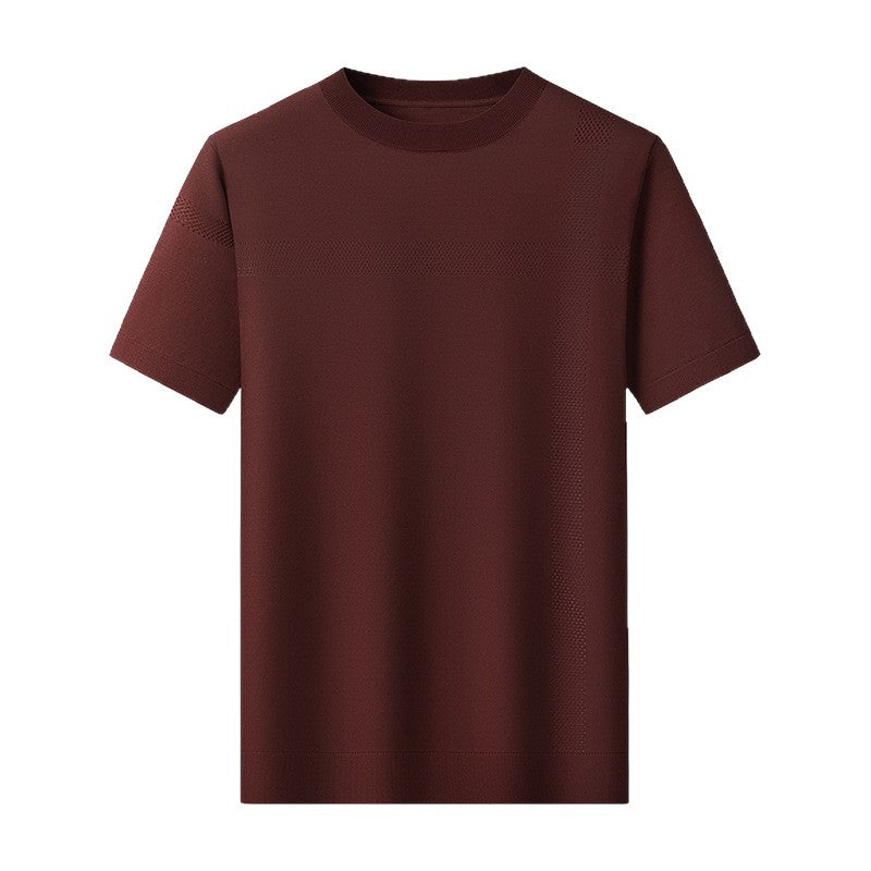 Herren sportliches T-Shirt mit atmungsaktiven Netzpaneelen Echoarchiv