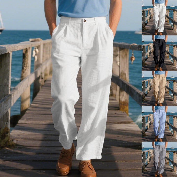 Herren elegante Chinohose mit hohem Komfort und praktischen Taschen Echoarchiv