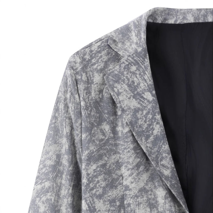 Herren strukturierter Casual-Blazer mit modernem Design und zwei Taschen Echoarchiv