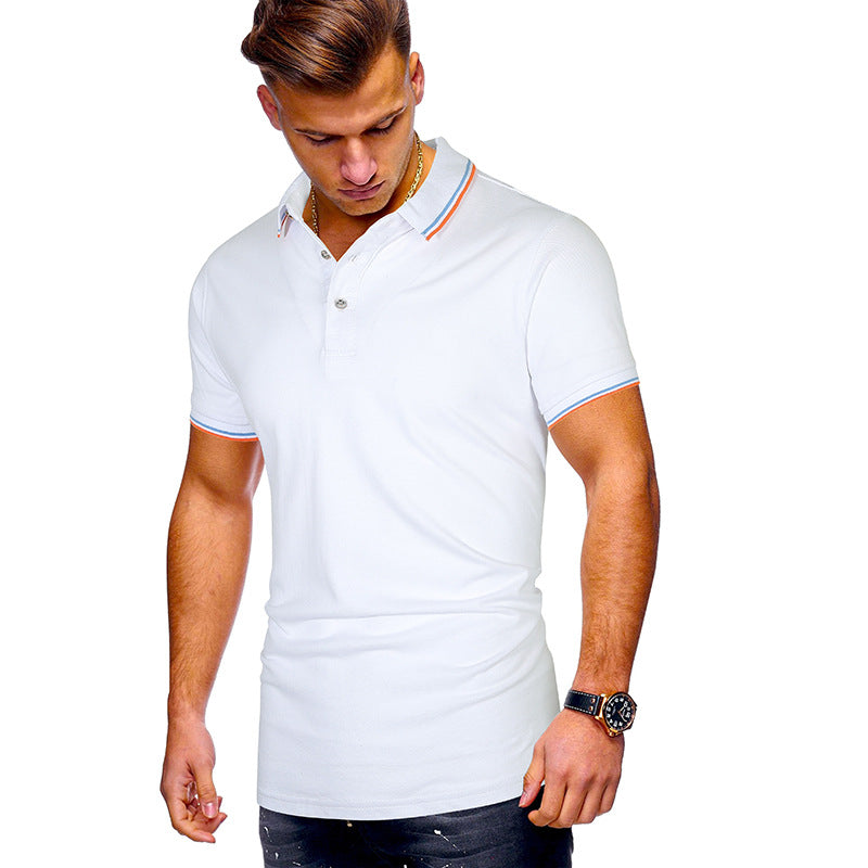 Herren Poloshirt mit Echoarchivrnen Akzenten Echoarchiv