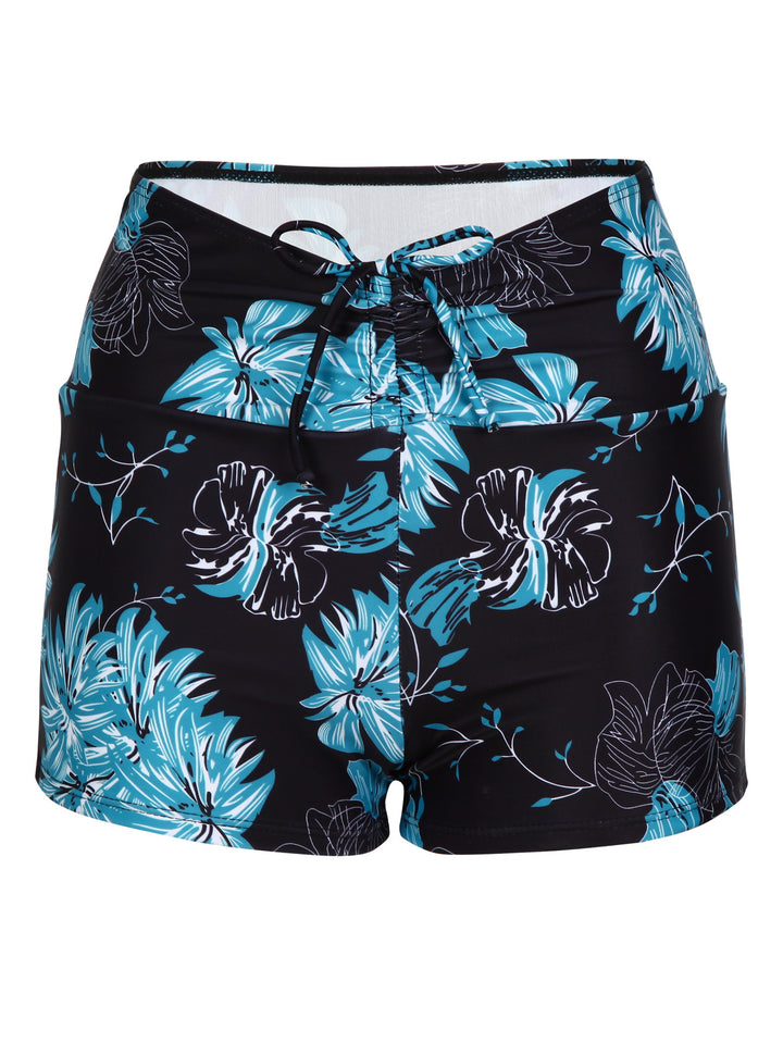 Damen Bikini-Höschen mit hohem Bund und raffinierten Rüschendetails Echo Archiv