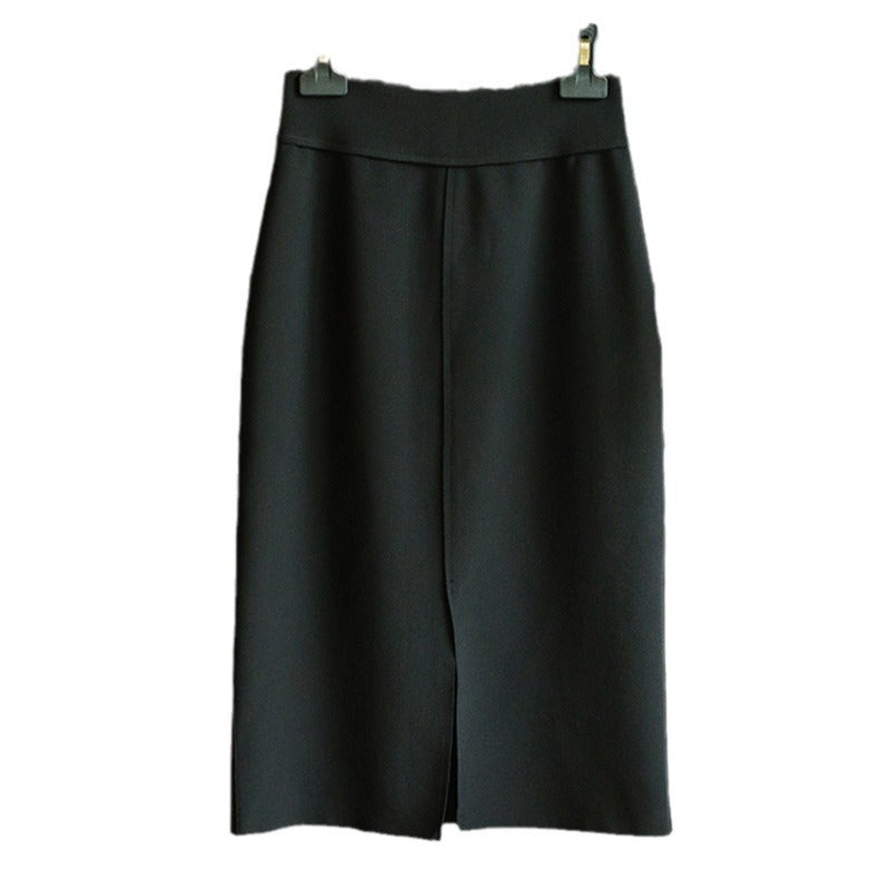 Damen Eleganter, schmal geschnittener Midirock Echoarchiv