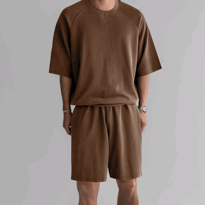 Herren sportliches Kurzarm-Set aus atmungsaktivem Material Echoarchiv