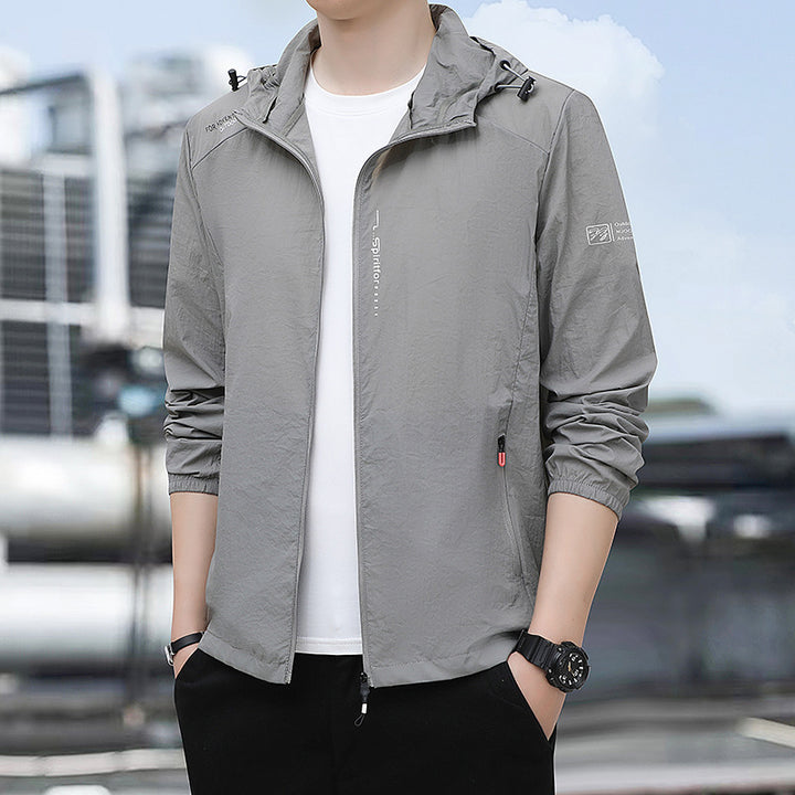 Herren Leichte wasserabweisende Outdoorjacke Echo Archiv