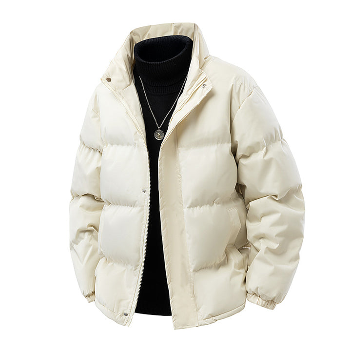Herren Wattierte Oversize-Pufferjacke mit wasserabweisender Shell, hohem Stehkragen und verdecktem Reißverschluss Echo Archiv