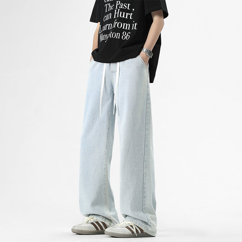 Herren weite Freizeithose mit elastischem Bund und Taschen Echoarchiv