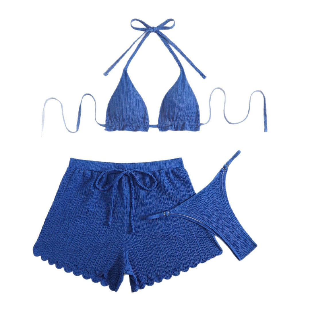 Damen Bikini-Set mit hohem Bund und sanfter Raffung Echo Archiv