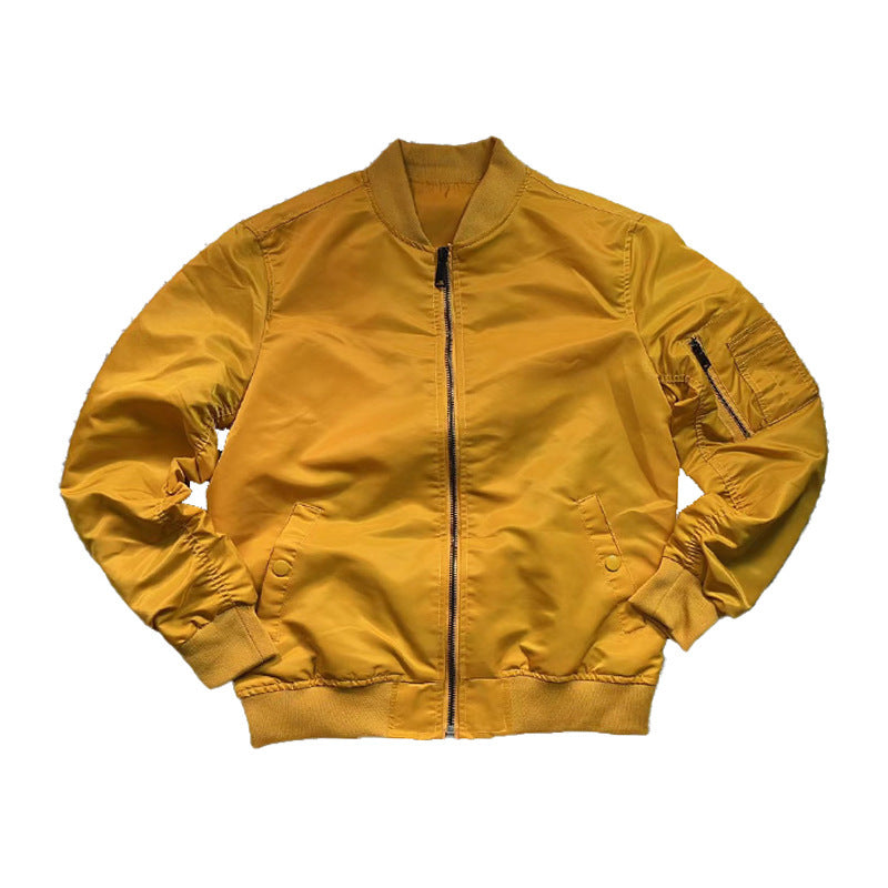 Herren nan urbaner Nylon-Bomber mit schlanker Silhouette, Ärmeltasche und windabweisender Außenhülle Echo Archiv