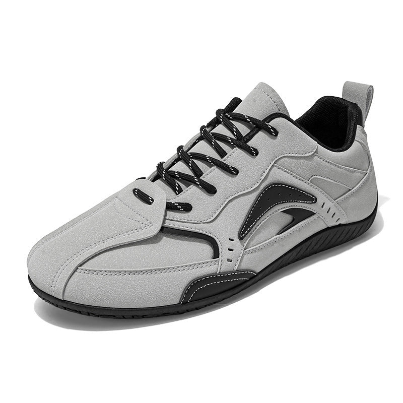 Unisex leichte Wildlederoptik Sneaker mit gepolstertem Komfortfußbett und griffiger Gumsohle – Norré
