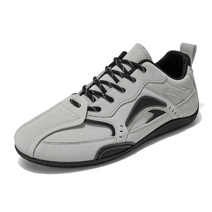Unisex leichte Wildlederoptik Sneaker mit gepolstertem Komfortfußbett und griffiger Gumsohle – Norré