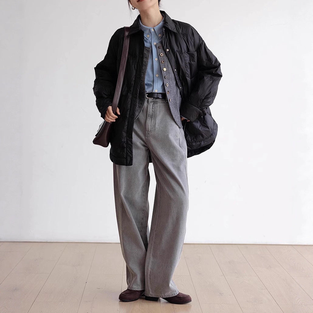 Damen elegante und gefütterte Übergangsjacke Echoarchiv