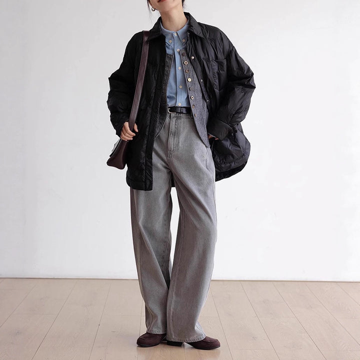 Damen elegante und gefütterte Übergangsjacke Echoarchiv