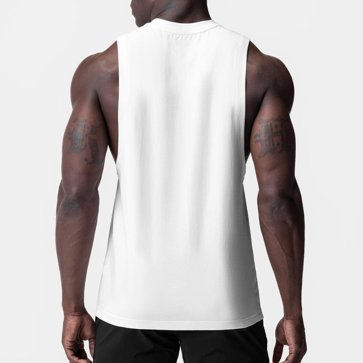 Herren Sportliches Muskelshirt mit weitem Armloch Echoarchiv