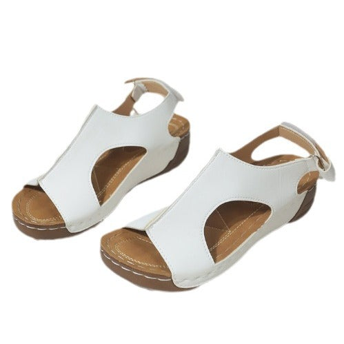 Damen Sportlich-elegante Komfort-Sandalen mit gepolstertem Fußbett und verstellbaren Klettverschlüssen – Sorelia