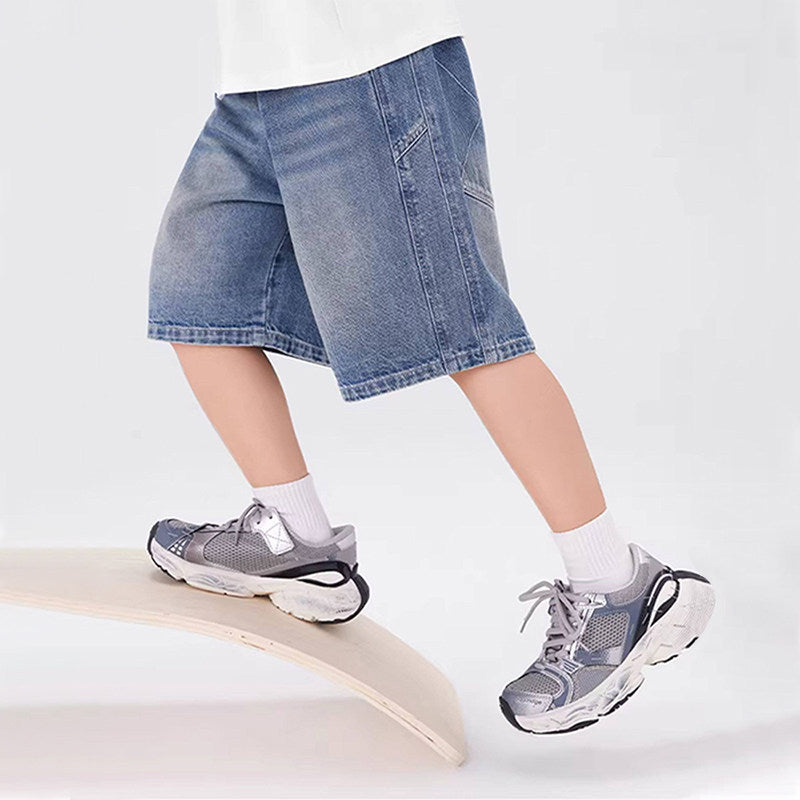 Jungen lässige Denim-Shorts mit einzigartigen Details Echo Archiv