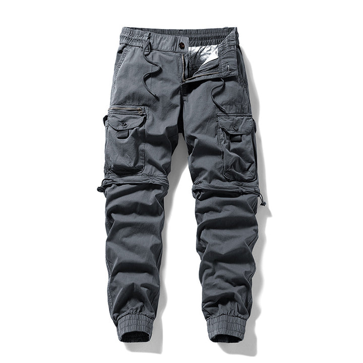 Herren Cargo-Jogginghose im Utility-Stil mit Elastikbund, Kordelzug und Multifachtaschen Echo Archiv