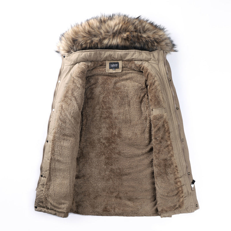 Herren Winterparka mit abnehmbarer Kapuze und wärmendem Innenfutter Echoarchiv