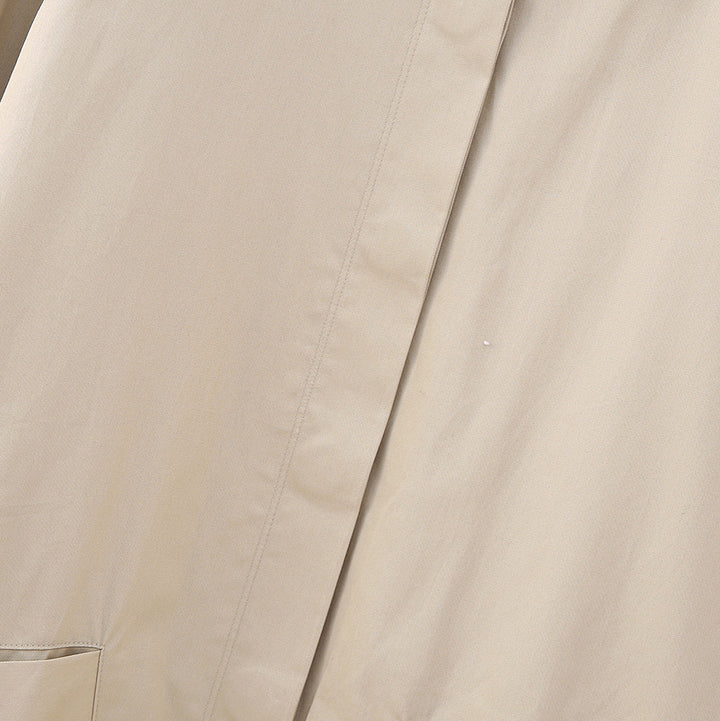 Damen Leichte Oversize-Übergangsjacke mit Hemdkragen und elastischem Saum Echoarchiv